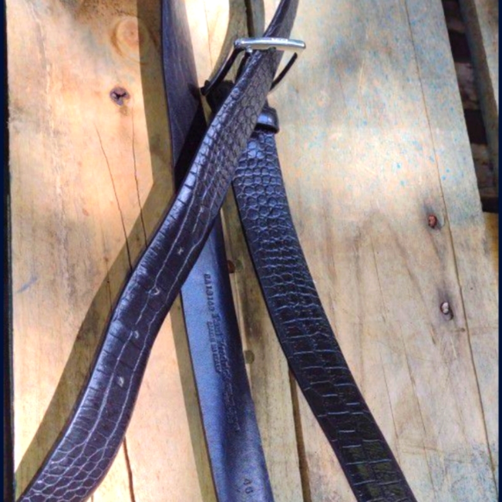 Paul Frederick crocodile belt size 46"